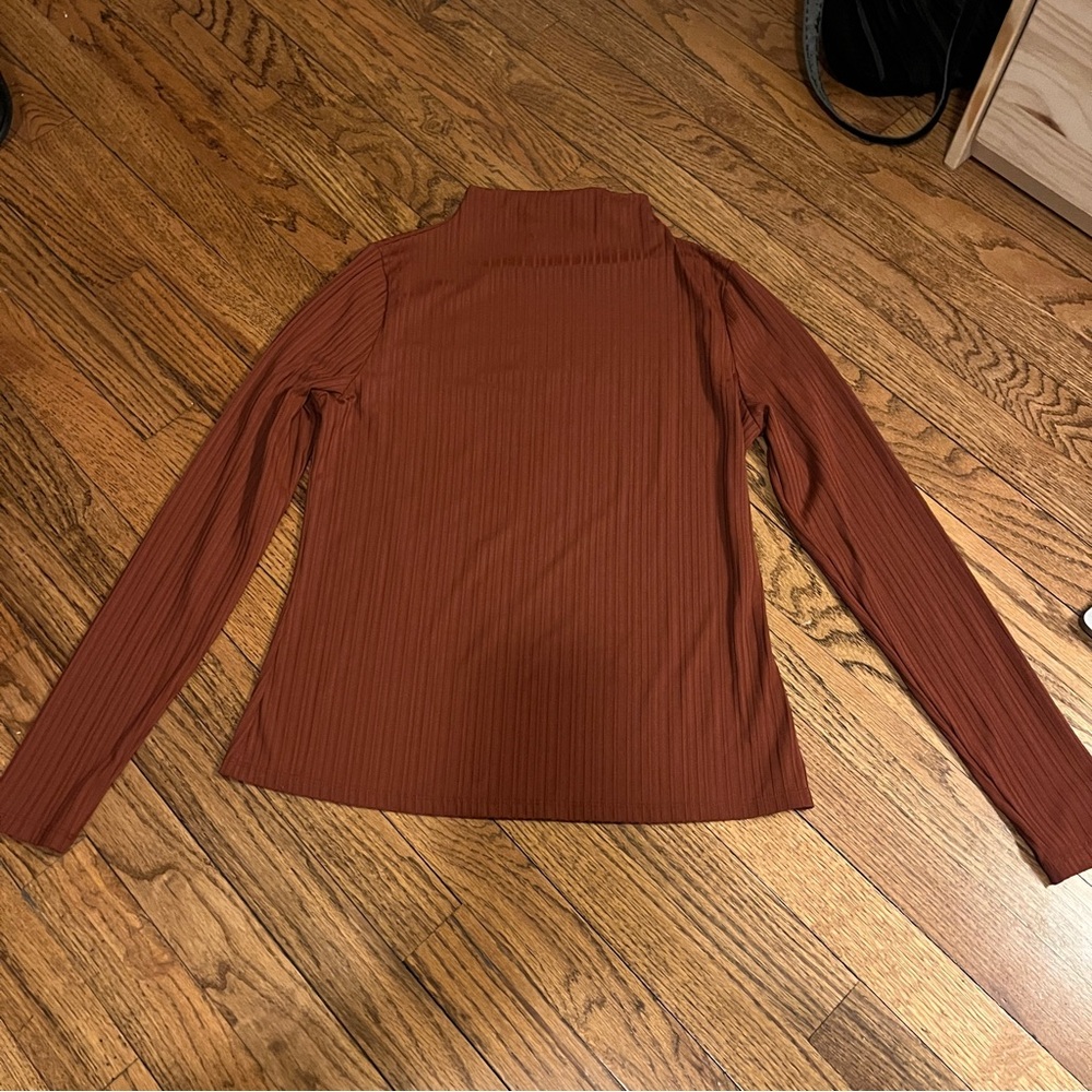 Women's terracotta  Long Sleeve Top